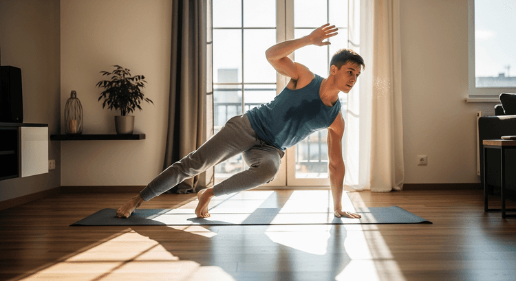 ورزش خانگی برای افزایش انرژی صبحگاهی