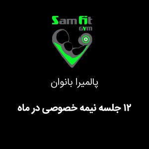 شهریه 12 جلسه نیمه خصوصی در ماه پالمیرا بانوان