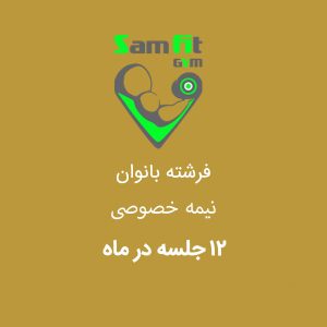 شهریه 12 جلسه نیمه خصوصی در ماه فرشته بانوان
