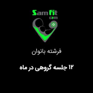 شهریه 12 جلسه گروهی در ماه فرشته بانوان