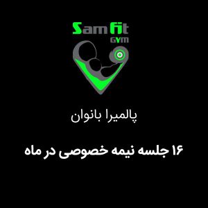 شهریه 16 جلسه نیمه خصوصی در ماه پالمیرا بانوان