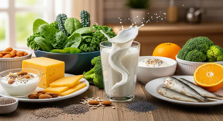 بهترین منابع غذایی کلسیم